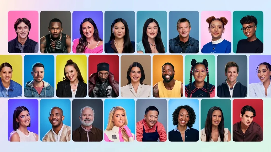 Visual published with the cited source for this record: Meta hired celebrities to voice AI characters, then moved on