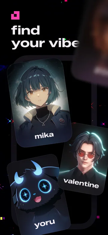 Animates character roster including Mika, Valentine and Yoru