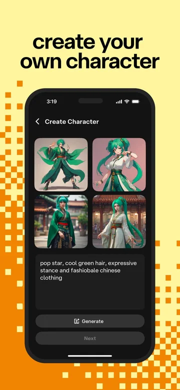 Publisher-supplied Character.AI mobile product artwork; September 2026 capture, not a historical reconstruction