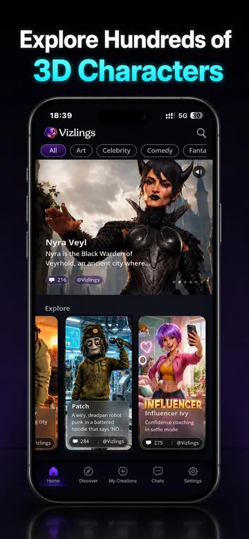Publisher-supplied Vizlings mobile product artwork; September 2026 capture, not a historical reconstruction